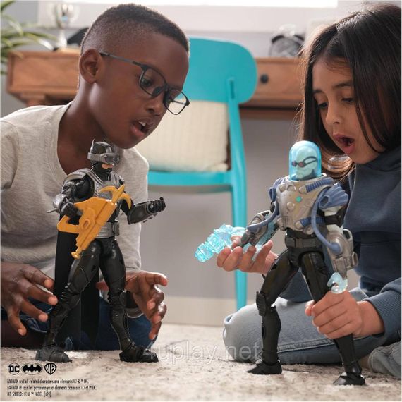 Оригинал DC Comics Batman vs Mr Freeze Набор 30см фигур Оригинал Бэтмен против мистер Фриз с аксессуарами | Зображення 6