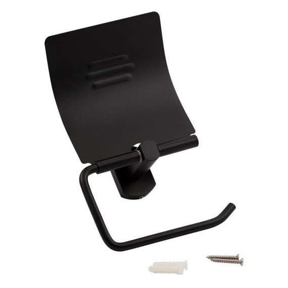 Тримач для туалетного паперу Qtap Liberty QTLIBBLM1151 Black | Зображення 3