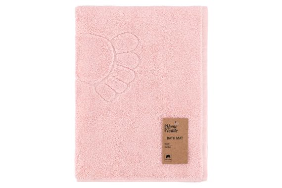 Килимок ARDESTO  для ніг махровий Benefit, 50х70см, 100% бавовна, рожевий (ART2457SC)