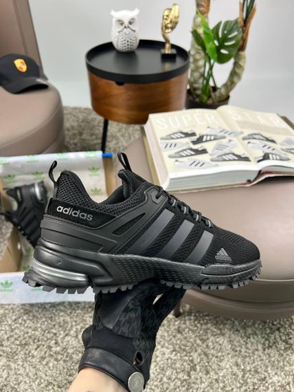 Чоловічі кросівки Marathon Pro+ New All Black (текстиль) A3906 45 28.5 см | Зображення 7