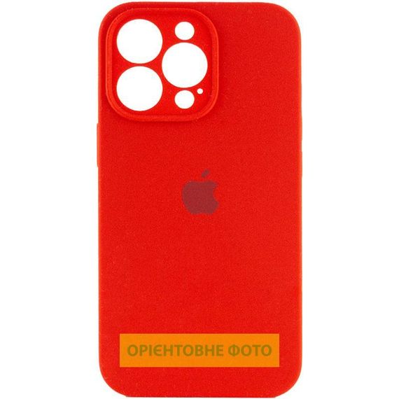 Чохол Silicone Case Full Camera Protective (AA) для Apple iPhone 17 Pro (6.3") Червоний / Red