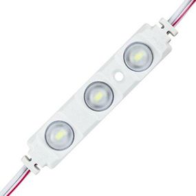 Светодиодный модуль BRT XG19 5630-3 led W 1,5W 12В, IP65 белый 6500K,с линзой полусфера