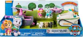Набор Щенячий патруль Скай и Эверест с фигурками котят Оригинал Paw Patrol Adventure Bay Animal Rescue
