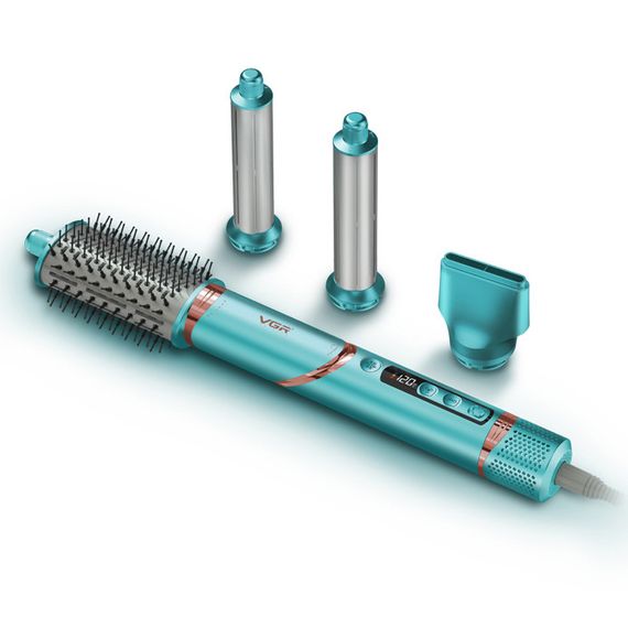 Профессиональный фен для работы VGR 4 в 1 V-474, Щетка фен для сушки и укладки с разными режимами XT-60