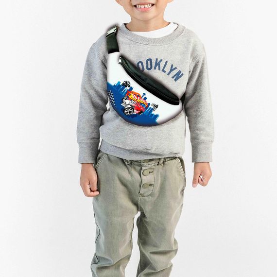 Набор детский Хот Вилс "Hot Wheels" рюкзак 36х27см сумка-бананка,кружка с принтом для мальчика (01614) | Зображення 2