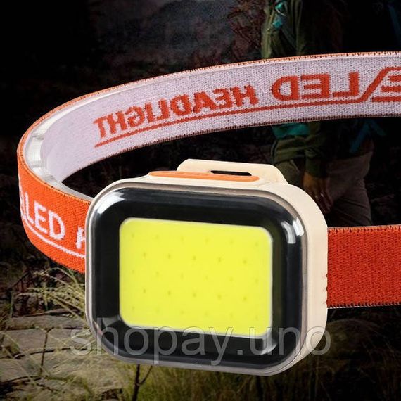 Ліхтар на голову діодний CY-2027-B-COB(white+red), Наголовний ліхтар, Ліхтарик акумуляторний наголовний NS-14 | Зображення 8