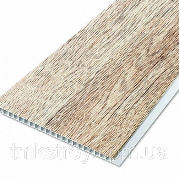 Панель ПВХ с ламинацией (шелкография) RIKO L 03 50 - Дуб Гранд 250*2700*8мм