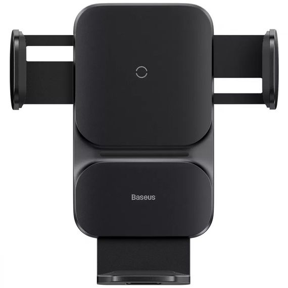 Автодержатель с БЗУ Baseus Wisdom Auto Alignment (QI 15W) (Air Outlet base) (CGZX000001) Black | Зображення 1