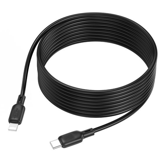 Дата кабель Borofone BX113 Lenny Type-C to Lightning 27W (3m) Black | Зображення 5