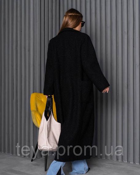 Пальто колір чорний розміри S, XL, XXL, 3XL, M, L FI_008883 | Зображення 2