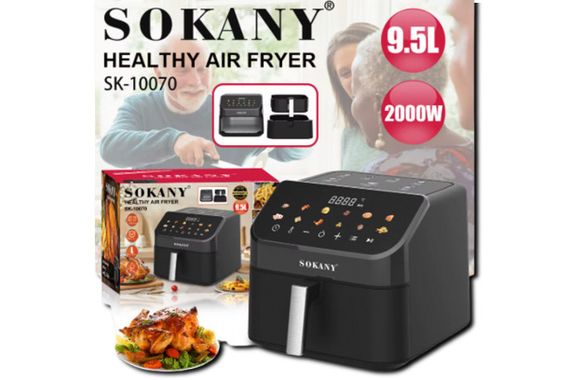 Аерофритюрниця 9,5л без олії XPRO SK-10070 2000Вт (45748-SK 10070_2807) | Зображення 2