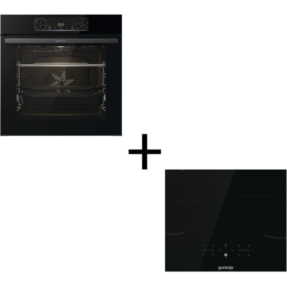 Комплект Gorenje (духовка електрична BOS6737E06BG + поверхня індукційна GI6401BSC) SET_BOS6737E06BG_GI6401B