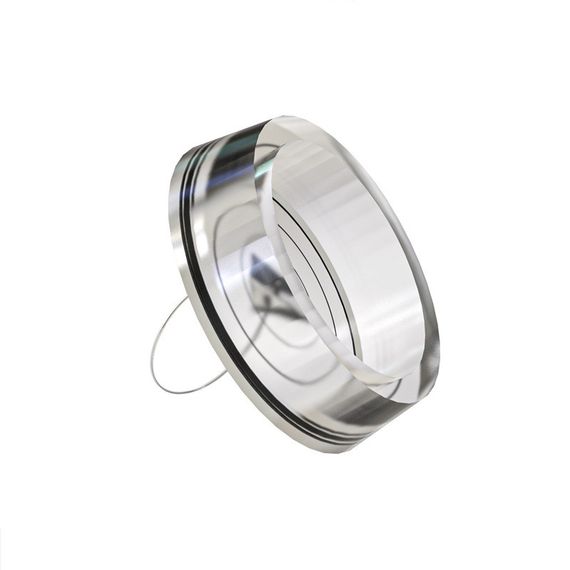 Анальная пробка с насквозным отверстием и крышечкой. Размер М | Зображення 3