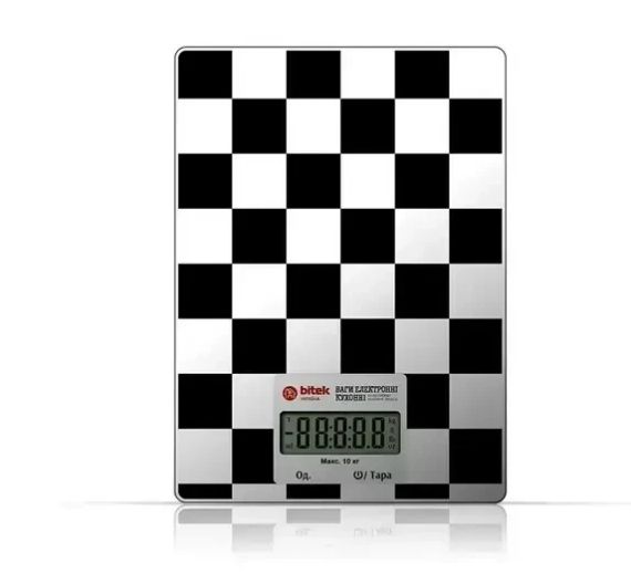 Ваги кухонні електронні BITEK BT-8078 до 10 кг з LCD-дисплеєм, точні побутові ваги для кухні | Зображення 1