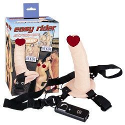 Страпон з порожниною EASY RIDER (тілесний) Sex Aura