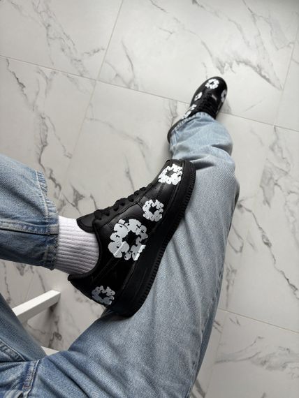 Кроссовки  Air Force x Denim Tears CUSTOM / аир форсе  весна / лето / осень 0156 | Зображення 6