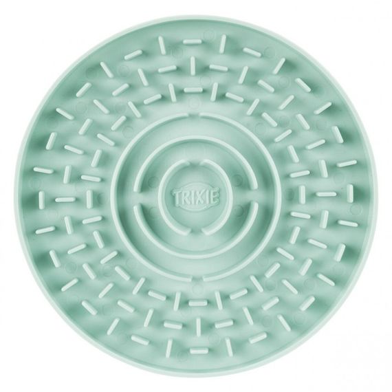 Миска-килимок Trixie для цуценят Junior для повільного годування блакитна пластик d-21 см | Зображення 2