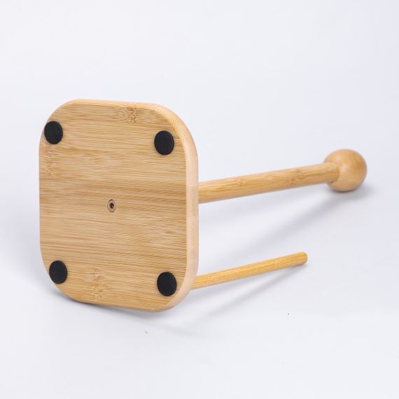 Тримач для паперових рушників 15,5×15,5×32 (см) підставка дерев'яна HB-40-10 | Зображення 1