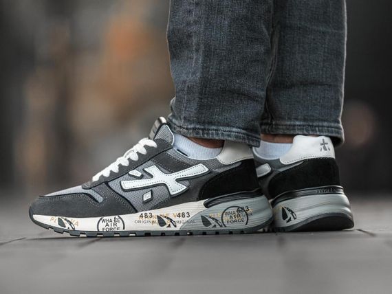 Чоловічі кросівки PREMIATA Grey | Зображення 4