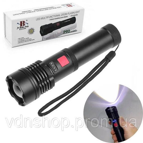 Сильний ліхтарик X-Balog BL-X72-P90, Ручний інспекційний ліхтар, Ліхтар ручний батарейний VA-26 | Зображення 6