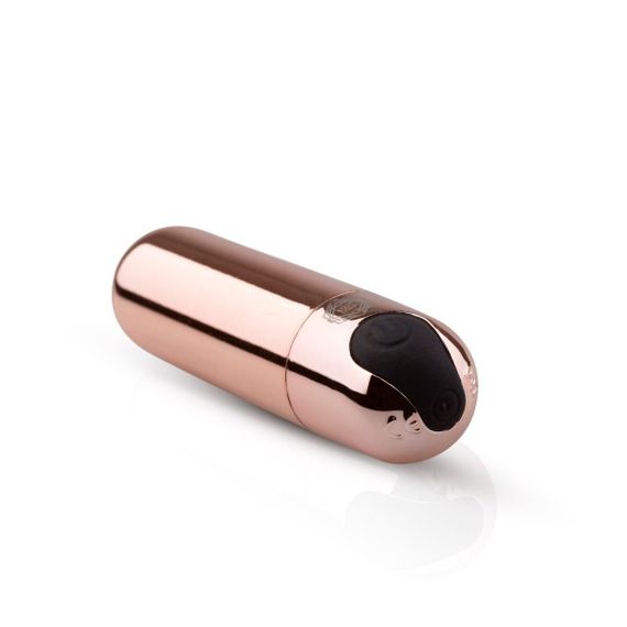 Віброкуля Rosy Gold — Nouveau Bullet Vibrator, потужна перезаряджувана, для точної стимуляції, рожеве золото | Зображення 3