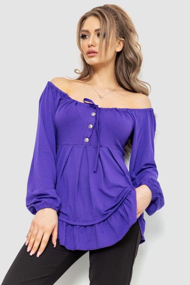 Кофта женская  цвет фиолетовый 167R2115 | Зображення 1