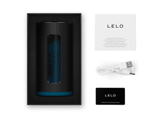 Смарт-мастурбатор LELO F1S V3 Teal, 2 мотори, 8 режимів, стимуляція звуковими хвилями | Зображення 2