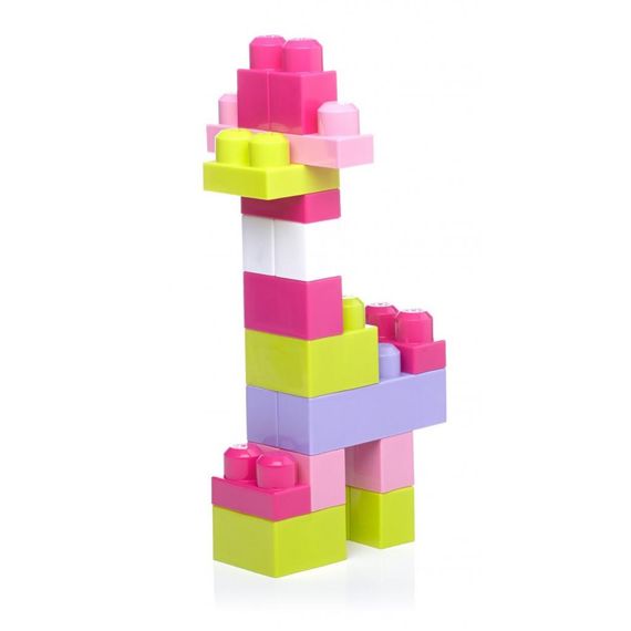 Конструктор Mega Bloks розовый в мешке 60 деталей (DCH54) | Зображення 4