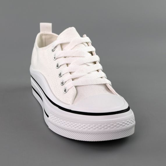 Кеди жіночі 591728 Білі 36 37 38 39 40 | Зображення 1