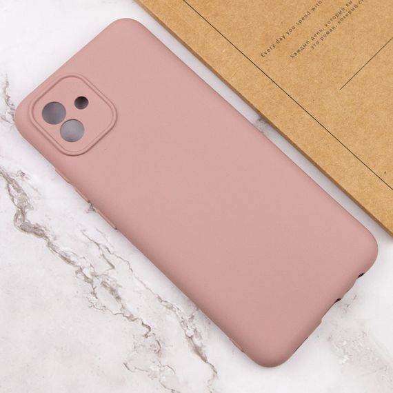 Чохол Silicone Cover Lakshmi Full Camera (A) для Samsung Galaxy A04e Full camera, Рожевий/Pink Sand | Зображення 3