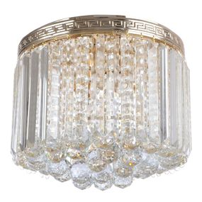 Люстра торт потолочная с подсветкой LED E14 40W Glass (BCL-608C/2)