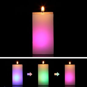 Ароматична свічка Glow Flicker – свічка з живим полум’ям і LED-підсвічуванням