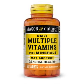 Витаминно-минеральный комплекс Mason Natural Daily Multiple Vitamins With Minerals 60 Tabs