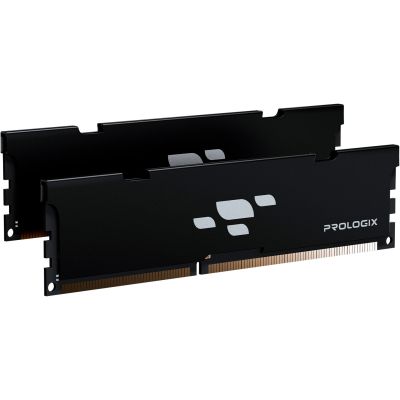 Модуль памяти для компьютера DDR4 32GB (2x16GB) 3200 MHz Black Prologix (PRO32GB3200B4K) | Зображення 1