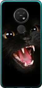 Чехол на Nokia 6.2 Чёрная кошка "932u-2018-17620"