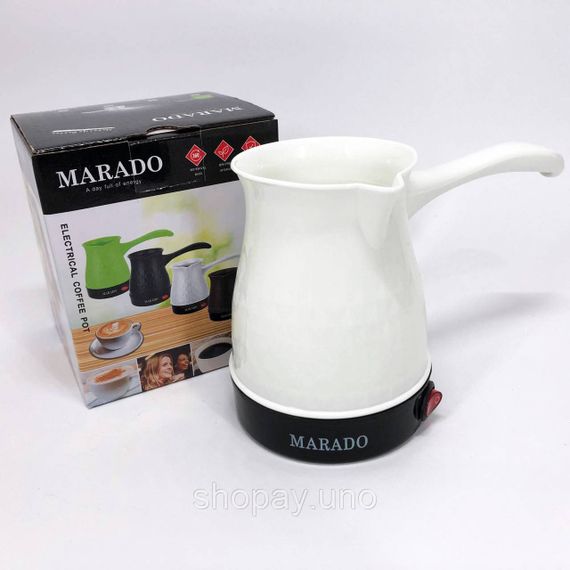 Хорошая электрическая турка Marado, Электрическая кофеварка турка для дома, Электротурка от сети EL-84 | Зображення 7