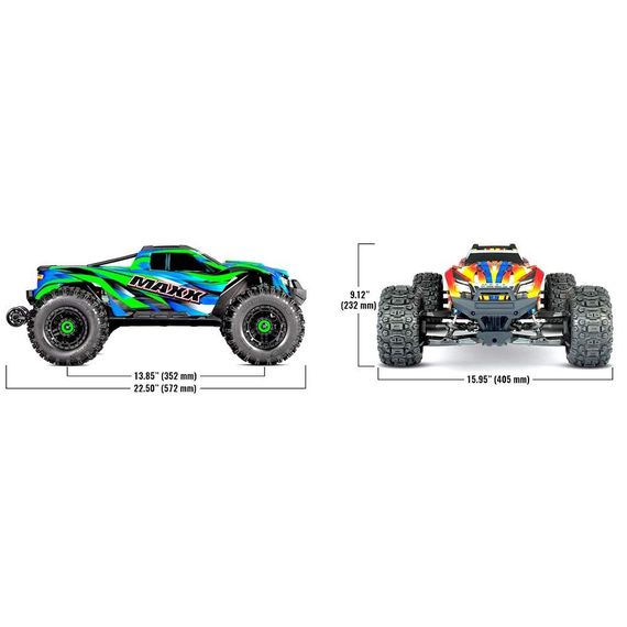 Машинка на радіокеруванні Traxxas MAXX WideMAXX 1/10 TSM 4x4 Monster Truck Brushless (Red) | Зображення 2