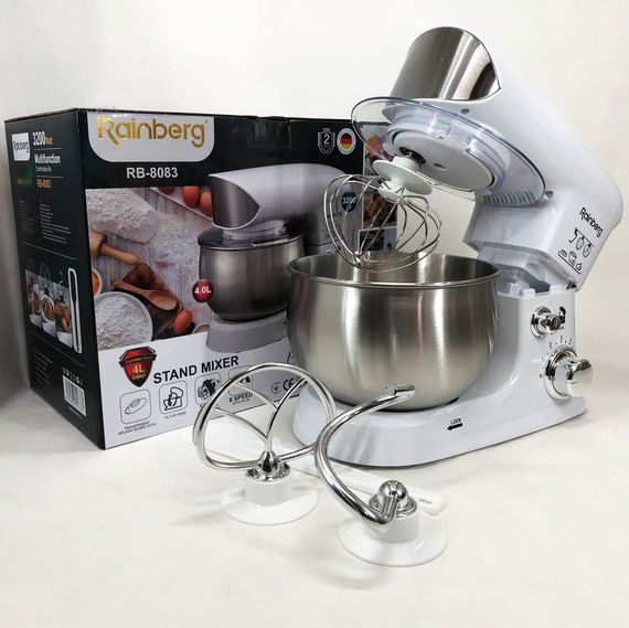 Мощный кухонный планетарный миксер, Стационарный миксер с чашей для взбивания кремов RP-42 | Зображення 2