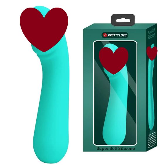 Вібромасажер для стимуляції точки G Pretty Love - Cetus Green, BI-014723-4 Sex Aura