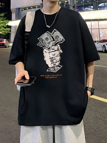 Футболка з ДТФ принтом (оверсайз)