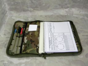 Блокнот снайпера стрільця тактичний в обкладинці А5 з 3 кишенями