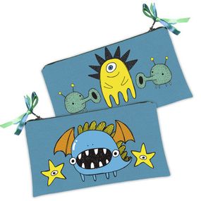 Косметичка жіноча Монстры 20х12 см (K_22DT014)