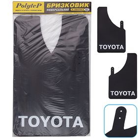 Бризковики "Sport Master" XL 230*375  TOYOTA універсальні гумові (2 шт.)