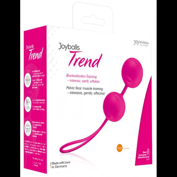 Вагінальні кульки JOY Division Joyballs Trend, magenta | Зображення 1