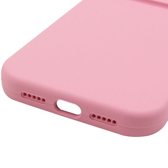Чохол Silk Full Camera Protective (AA) NO LOGO для Apple iPhone 16 (6.1") Рожевий / Light pink | Зображення 3