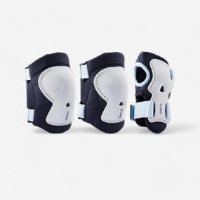 Комплект захисту для катання на роликах/скейтборді/самокаті дитячий Play синій - S