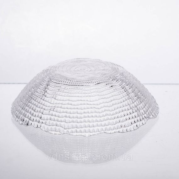 Салатница маленькая стеклянная прозрачная 350 мл круглая 64486-50 | Зображення 2