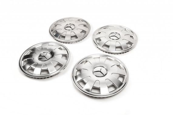 Колпаки из нержавейки Лепестки (1-катковый, 4 шт) для Mercedes Sprinter W907/W910 2018- гг | Зображення 3