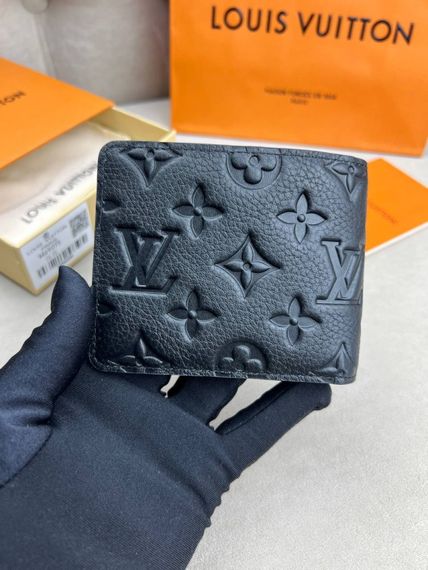 Гаманець чорний Louis Vuitton Monogram Multiple Shadow k415 | Зображення 3