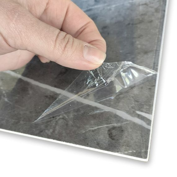 Декоративна ПВХ плита сірий натуральний мармурр 600*600*3mm (S) SW-00001627 | Зображення 4